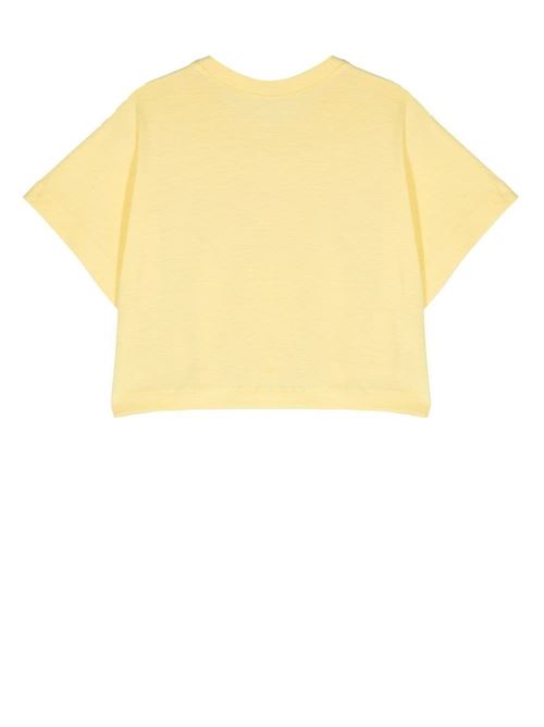 T shirt crop gialla N°21 Kids | N21558N01530N207